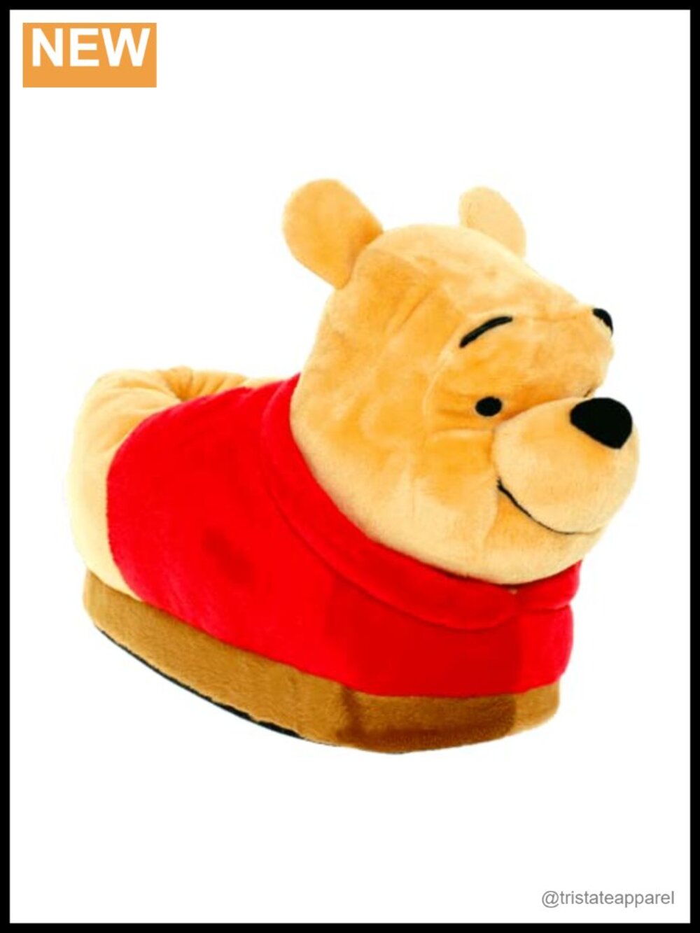 Plush Figural Disney Character Slippers Non-Slip Rubber Sole Cozy Indoor House